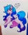 Size: 1653x2048 | Tagged: safe, artist:mscolorsplash, imported from derpibooru, izzy moonbow, pony, unicorn, female, g5, hi new friend, irl, mare, my little pony: a new generation, paper, photo, speech bubble, text, traditional art