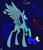 Size: 2046x2356 | Tagged: safe, artist:donnie-moon, imported from derpibooru, oc, oc only, oc:eclipse, pegasus, pony, blue background, female, grin, high res, jewelry, mare, necklace, pegasus oc, raised hoof, reference sheet, simple background, smiling, solo, sombra eyes, wings