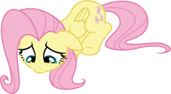 Size: 5475x3000 | Tagged: safe, artist:cloudy glow, artist:cloudyglow, imported from derpibooru, fluttershy, pegasus, pony, hurricane fluttershy, .ai available, cute, female, floppy ears, looking down, mare, shyabetes, simple background, solo, transparent background, vector