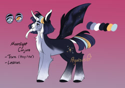 Size: 1280x903 | Tagged: safe, artist:pegalsus, imported from derpibooru, twilight sparkle, alicorn, pony, alternate design, alternate universe, bat wings, glasses, solo, transgender, twilight sparkle (alicorn), wings