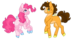 Size: 2001x1142 | Tagged: safe, artist:buttercupisqueen, imported from derpibooru, cheese sandwich, pinkie pie, cheesepie, female, male, shipping, straight