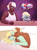 Size: 2234x2991 | Tagged: safe, artist:hahyh, imported from derpibooru, dumbbell, limestone pie, rainbow dash, zephyr breeze, anthro, pegasus, alcohol, bed, crying, cuddling, gay, heartbreak, high res, implied lesbian, implied limedash, implied shipping, loose hair, male, onomatopoeia, shipping, sound effects, spooning, trans male, transgender, zephyrbell, zzz