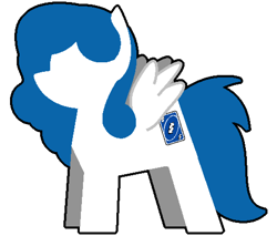 Size: 2485x2120 | Tagged: safe, artist:switcheroo, imported from derpibooru, oc, oc only, oc:switcheroo, pegasus, pony, cutie mark, female, high res, mare, pegasus oc, playing card, simple background, solo, transparent background, uno, uno reverse card, wings