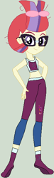 Size: 182x602 | Tagged: safe, artist:jadeharmony, artist:jadethepegasus, imported from derpibooru, moondancer, equestria girls, crossover, equestria girls-ified, exeron fighters, exeron outfit, martial arts kids