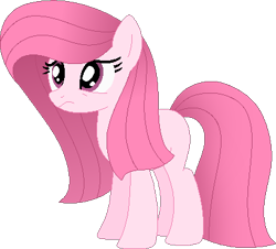 Size: 409x370 | Tagged: safe, artist:muhammad yunus, artist:selenaede, artist:tanahgrogot, imported from derpibooru, oc, oc only, oc:annisa trihapsari, earth pony, pony, series:the return of annisa, alternate hairstyle, female, frown, mare, missing cutie mark, sad, sad pony, sadness, simple background, solo, transparent background