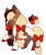 Size: 673x801 | Tagged: safe, artist:lilywolfpie, artist:lilywolfpie-yt, imported from derpibooru, oc, oc only, oc:aisha rose, earth pony, pony, bow, female, hair bow, mare, offspring, parent:applejack, parent:trouble shoes, parent:troubleshoes clyde, parents:troublejack, simple background, solo, tail bow, transparent background