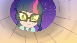 Size: 1334x750 | Tagged: safe, imported from derpibooru, screencap, sci-twi, twilight sparkle, equestria girls, legend of everfree, night, smiling