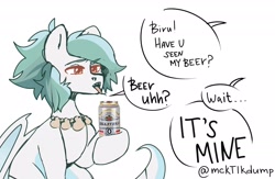 Size: 2480x1620 | Tagged: safe, artist:udara, imported from derpibooru, oc, oc:biru, bat pony, lamia, original species, pony, snake, alcohol, beer