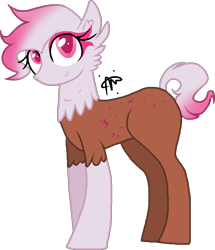 Size: 940x1095 | Tagged: safe, artist:gallantserver, imported from derpibooru, oc, oc:primrose shortcake, hippogriff, hybrid, female, interspecies offspring, magical lesbian spawn, offspring, parent:gilda, parent:pinkie pie, parents:gildapie, simple background, solo, transparent background