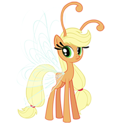 Size: 274x274 | Tagged: artist needed, safe, imported from derpibooru, applejack, breezie, it ain't easy being breezies, breeziefied, gameloft, hatless, missing accessory, simple background, species swap, transparent background, vector