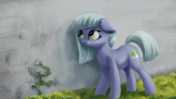 Size: 4000x2250 | Tagged: safe, artist:flusanix, imported from derpibooru, limestone pie, earth pony, pony, female, grass, high res, looking up, mare, solo