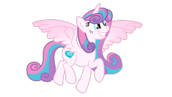Size: 2700x1519 | Tagged: safe, artist:gmaplay, imported from derpibooru, princess flurry heart, alicorn, pony, older, older flurry heart, simple background, smiling, solo, spread wings, transparent background, wings