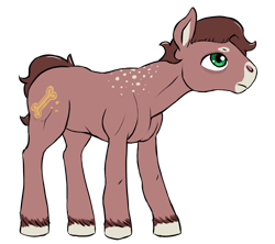 Size: 1212x1075 | Tagged: safe, artist:multiverseequine, derpibooru exclusive, imported from derpibooru, oc, oc only, oc:spots, earth pony, pony, colored muzzle, daybreak island, earth pony oc, full body, male, simple background, solo, spots, transparent background, unshorn fetlocks