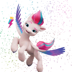 Size: 500x500 | Tagged: safe, imported from derpibooru, zipp storm, pegasus, pony, animated, cutie mark, female, g5, gif, lottie.london, mare, official, simple background, solo, transparent background