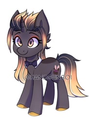 Size: 716x926 | Tagged: safe, artist:handgunboi, imported from derpibooru, oc, unicorn, commission, female, horn, unicorn oc