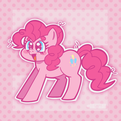 Size: 800x800 | Tagged: safe, artist:cosmiccrayons, artist:cosmiiccrayons, imported from derpibooru, pinkie pie, earth pony, cute