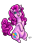 Size: 1280x1811 | Tagged: safe, artist:malinsasse, imported from derpibooru, pinkie pie, earth pony, pony, artist signature, bipedal, deviantart watermark, obtrusive watermark, signature, simple background, sitting, solo, transparent background, watermark