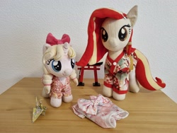 Size: 4032x3024 | Tagged: safe, artist:xeto_de, imported from derpibooru, oc, oc:lily allure, oc:poniko, irl, photo, plushie