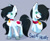 Size: 3309x2700 | Tagged: safe, artist:dymitre, artist:reborn3580, imported from derpibooru, oc, oc only, earth pony, pony, bedroom eyes, bell, bell collar, bust, chest fluff, collar, duo, ear fluff, earth pony oc, female, high res, mare, smiling, unshorn fetlocks