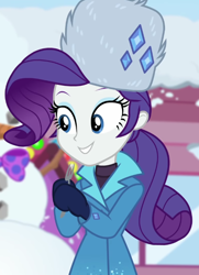 Size: 532x733 | Tagged: safe, imported from derpibooru, screencap, rarity, equestria girls, equestria girls series, holidays unwrapped, spoiler:eqg series (season 2), cropped, saving pinkie's pie, solo