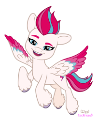 Size: 2000x2465 | Tagged: safe, artist:luckreza8, imported from derpibooru, zipp storm, pegasus, pony, .svg available, female, g5, happy, high res, mare, simple background, transparent background, vector