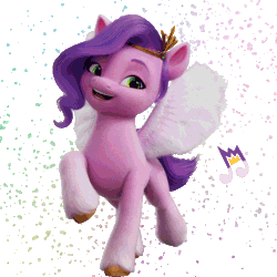 Size: 500x500 | Tagged: safe, imported from derpibooru, pipp petals, pegasus, pony, adorapipp, animated, cute, cutie mark, female, g5, gif, lottie.london, mare, my little pony: a new generation, official, simple background, solo, transparent background