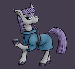 Size: 1833x1681 | Tagged: safe, artist:necromarecy, imported from derpibooru, boulder (pet), maud pie, earth pony, pony, boulder (g4), g4 mega collab, rock, simple background, solo