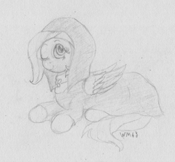 Size: 1962x1824 | Tagged: safe, artist:wapamario63, imported from ponybooru, fluttershy, pegasus, pony, clothes, cute, cutie mark accessory, female, flutternun, looking up, mare, monochrome, nun, one eye closed, shyabetes, sketch, smiling, solo, traditional art, wings