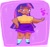 Size: 1974x1848 | Tagged: safe, artist:honeyraine, artist:honeyrainee, artist:shugrcube, imported from derpibooru, twilight sparkle, human, clothes, cutie mark accessory, cutie mark earrings, dark skin, ear piercing, earring, female, humanized, jewelry, piercing, plump, shoes, short sleeves, skirt, socks, solo