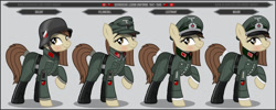 Size: 1280x512 | Tagged: safe, artist:brony-works, imported from derpibooru, clothes, georgia (country), georgian legion, nazi, nazi germany, swastika, uniform, world war ii