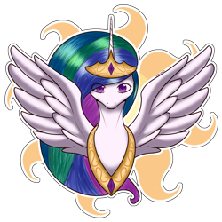 Size: 2160x2160 | Tagged: safe, artist:darmetyt, imported from derpibooru, princess celestia, alicorn, anthro, pony, high res, simple background, solo, transparent background