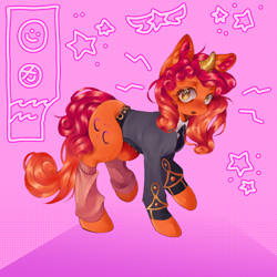 Size: 1000x1000 | Tagged: safe, imported from derpibooru, oc, oc only, oc:burnside fervor, pony, unicorn, equestria at war mod, clothes, curly hair, leg warmers, military, military uniform, solo, uniform, warm colors