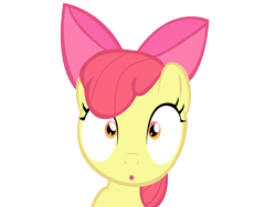 Size: 5000x3750 | Tagged: safe, artist:supermanxdlolol, imported from derpibooru, apple bloom, earth pony, pony, :o, female, filly, looking at you, open mouth, simple background, solo, transparent background, vector
