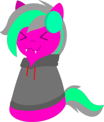 Size: 3744x4372 | Tagged: safe, artist:samsailz, imported from derpibooru, oc, pony, commission, cute, fangs, lineless, uwu, ych result, your character here