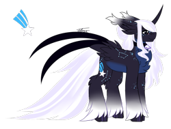 Size: 1334x1009 | Tagged: safe, artist:inspiredpixels, imported from derpibooru, oc, oc only, pony, colored hooves, curved horn, female, freckles, horn, mare, signature, solo, unshorn fetlocks