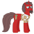 Size: 2316x2368 | Tagged: safe, artist:supahdonarudo, imported from derpibooru, oc, oc only, oc:ironyoshi, pony, unicorn, clothes, facial hair, goatee, high res, male, shirt, simple background, solo, story included, transparent background