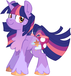 Size: 1280x1368 | Tagged: safe, artist:rohans-ponies, imported from derpibooru, twilight sparkle, pony, unicorn, alternate cutie mark, alternate eye color, bow, chest fluff, deviantart watermark, ear fluff, freckles, looking at you, obtrusive watermark, orange eyes, simple background, solo, tail bow, transparent background, unicorn twilight, unshorn fetlocks, watermark