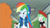 Size: 3410x1920 | Tagged: safe, imported from derpibooru, screencap, curly winds, drama letter, golden hazel, rainbow dash, scribble dee, some blue guy, watermelody, wiz kid, equestria girls, equestria girls series, run to break free, spoiler:eqg series (season 2), backpack, clothes, cutie mark, cutie mark on clothes, eyes closed, female, geode of super speed, hallway, hoodie, jewelry, lockers, magical geodes, male, necklace, open mouth