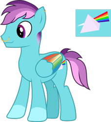 Size: 1169x1281 | Tagged: safe, artist:littlejurnalina, imported from derpibooru, oc, oc only, pegasus, pony, colored wings, male, multicolored wings, nose piercing, nose ring, piercing, simple background, solo, stallion, transparent background, wings