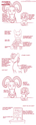 Size: 960x3291 | Tagged: safe, artist:jcosneverexisted, imported from derpibooru, cozy glow, grogar, hoops, mane-iac, rover, diamond dog, pegasus, pony, sheep, frenemies (episode), angry, deadpool 2, dialogue, female, filly, foal, glasses, male, parody, ram, season 9 doodles, stallion, text