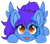 Size: 1251x1092 | Tagged: safe, alternate version, artist:rokosmith26, imported from derpibooru, oc, oc only, oc:angley, pegasus, pony, :p, alternate character, cheek fluff, chibi, commission, cute, ear fluff, eye clipping through hair, eyebrows, eyebrows visible through hair, feathered wings, female, hairband, looking at you, lying down, mare, pegasus oc, ponytail, simple background, solo, spread wings, tongue out, transparent background, wings, ych result