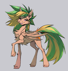 Size: 1473x1537 | Tagged: safe, artist:1an1, imported from derpibooru, oc, oc only, oc:wooden toaster, pegasus, pony, eyes open, simple background, solo, wings