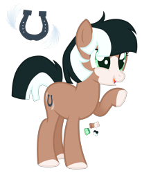 Size: 3500x4264 | Tagged: safe, artist:magicuniclaws, imported from derpibooru, oc, oc only, earth pony, pony, female, mare, offspring, parent:coco pommel, parent:trouble shoes, simple background, solo, transparent background