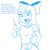 Size: 3000x3000 | Tagged: safe, artist:reviare, imported from derpibooru, apple bloom, equestria girls, female, high res, math, open mouth, pencil, solo