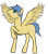 Size: 800x900 | Tagged: safe, alternate version, artist:multiverseequine, derpibooru exclusive, imported from derpibooru, oc, oc only, oc:skylight, pegasus, pony, colored, daybreak island, full body, looking up, male, pegasus oc, raised hoof, simple background, solo, spread wings, stallion, tail, transparent background, wings