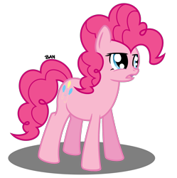 Size: 2330x2335 | Tagged: safe, artist:banquo0, imported from derpibooru, pinkie pie, earth pony, pony, female, high res, open mouth, simple background, solo, transparent background