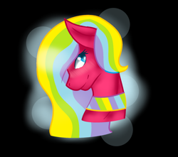 Size: 1612x1428 | Tagged: safe, artist:aonairfaol, imported from derpibooru, oc, oc only, earth pony, pony, abstract background, choker, earth pony oc, eyelashes, smiling, solo