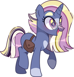 Size: 1776x1853 | Tagged: safe, artist:kurosawakuro, imported from derpibooru, oc, oc only, pony, unicorn, bag, base used, ear piercing, earring, female, glasses, jewelry, mare, piercing, saddle bag, simple background, solo, transparent background