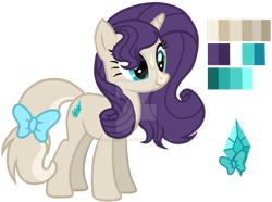 Size: 1280x953 | Tagged: safe, artist:dayspringsentryyt, imported from derpibooru, oc, oc only, oc:crystal paws, hybrid, pony, deviantart watermark, female, interspecies offspring, obtrusive watermark, offspring, parent:capper, parent:capper dapperpaws, parent:rarity, parents:capperity, reference sheet, simple background, solo, transparent background, watermark