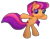 Size: 442x343 | Tagged: safe, edit, edited screencap, imported from derpibooru, screencap, scootaloo (g3), earth pony, pony, background removed, bipedal, female, g3, g3.5, low quality, meme, not a vector, simple background, solo, t pose, transparent background